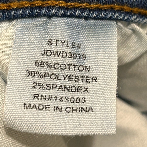 Blue Straight-Leg Jeans with Faded Denim - Picture 4 of 9